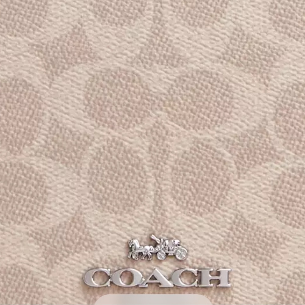 New Coach Quinn Bag In Signature Canvas Beige Crossbody Bag - Picture 3 of 12